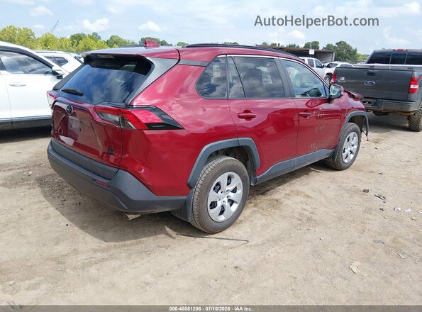 2T3G1RFV1KC013147 2019 TOYOTA RAV4 Maroon Задня права чверть