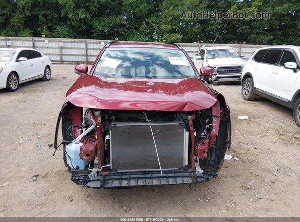 2T3G1RFV1KC013147 2019 TOYOTA RAV4 Maroon Вид задньої частини салону