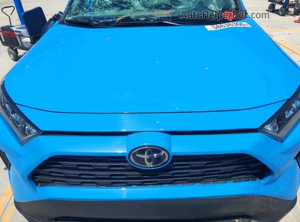 2T3G1RFV1LC122225 2020 TOYOTA RAV4 Blue ძრავის განყოფილების ხედი