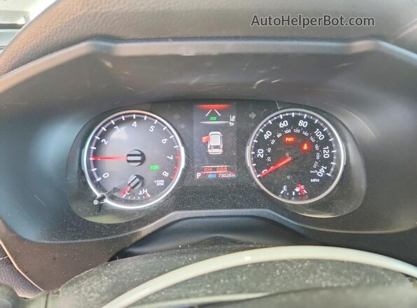 2T3G1RFV2KW075641 2019 TOYOTA RAV Silver Вид щитка приладів