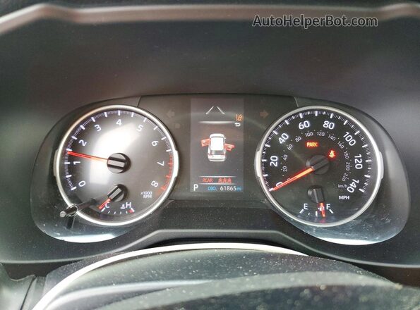 2T3G1RFV2LW098130 2020 TOYOTA RAV4 Gray ხელსაწყოთა პანელის ხედი
