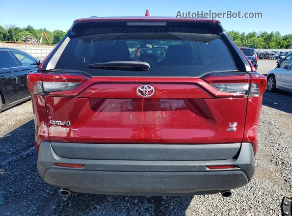 2T3G1RFV2LW134284 2020 TOYOTA RAV4 Красный Вид сзади