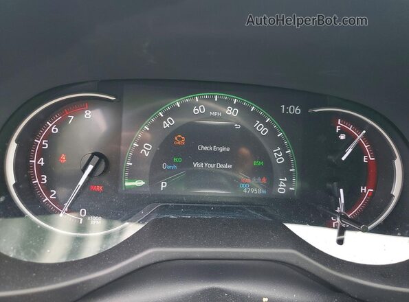 2T3G1RFV2PW340033 2023 TOYOTA RAV4 White Widok zestawu wskaźników