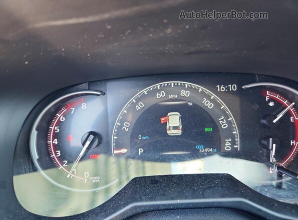 2T3G1RFV3RC422437 2024 TOYOTA RAV4 White Вид щитка приладів