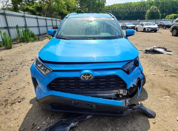 2T3G1RFV4KC023462 2019 TOYOTA RAV4 Blue წინა ხედი