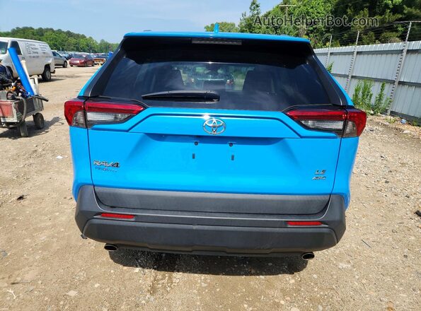 2T3G1RFV4KC023462 2019 TOYOTA RAV4 Blue უკანა ხედი