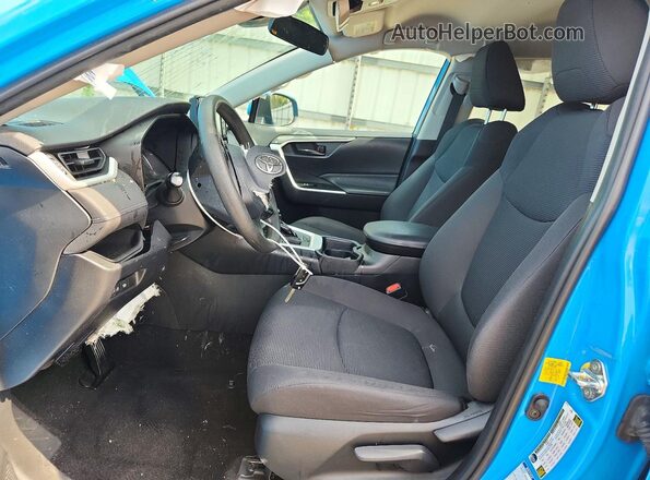 2T3G1RFV4KC023462 2019 TOYOTA RAV4 Blue წინა სალონის ხედი