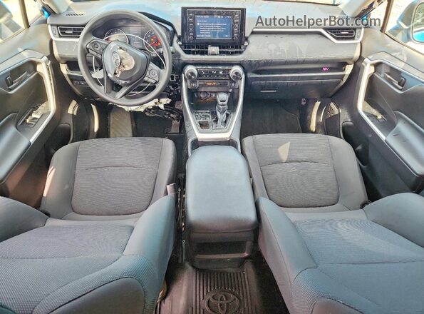 2T3G1RFV4KC023462 2019 TOYOTA RAV4 Blue წინა პანელის ხედი
