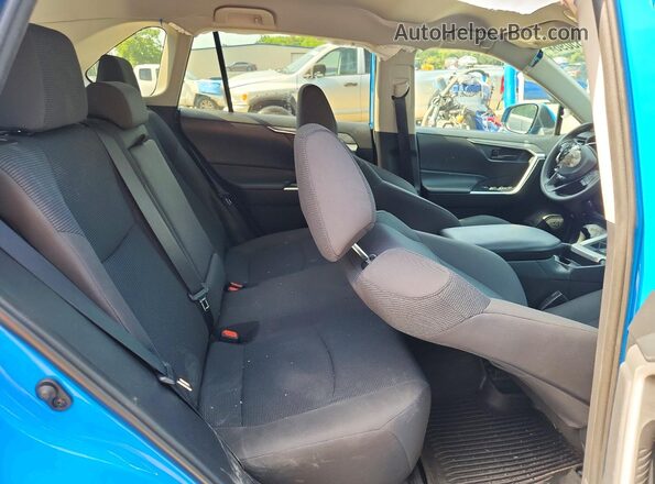 2T3G1RFV4KC023462 2019 TOYOTA RAV4 Blue უკანა სალონის ხედი