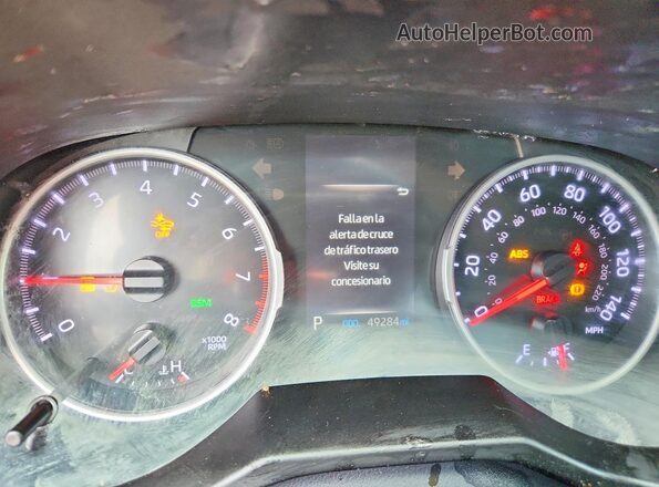 2T3G1RFV4KC023462 2019 TOYOTA RAV4 Blue ხელსაწყოთა პანელის ხედი