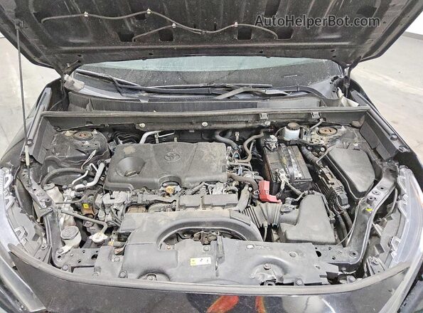 2T3G1RFV4KC032520 2019 TOYOTA RAV4 Black ძრავის განყოფილების ხედი