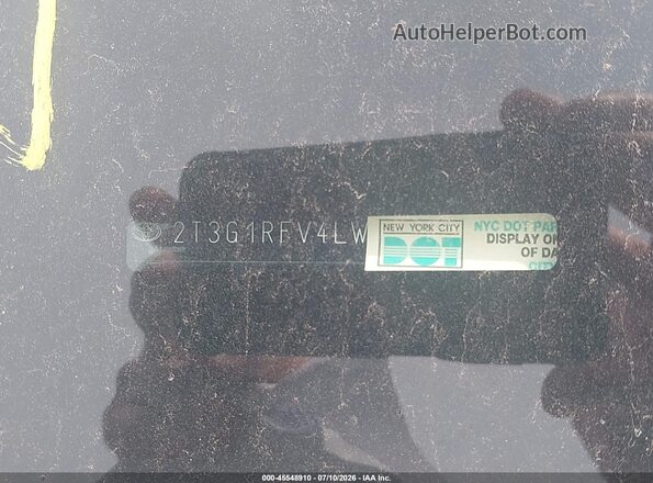 2T3G1RFV4LW130608 2020 TOYOTA RAV4 Silver 