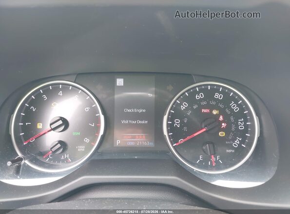 2T3G1RFV5MW216513 2021 TOYOTA RAV4 Blue Widok tylnych siedzeń