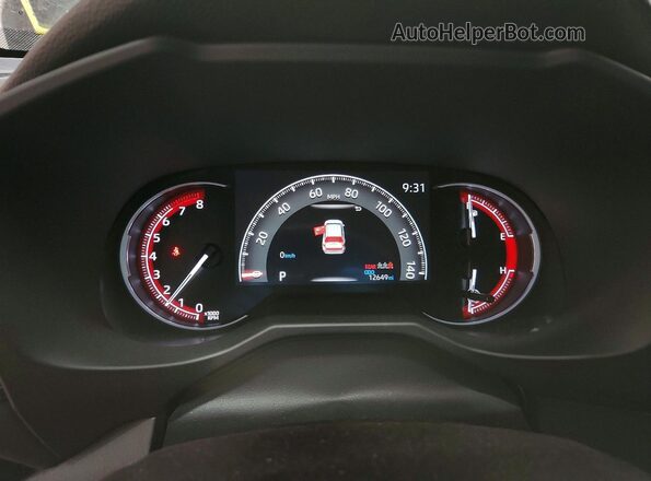 2T3G1RFV5SW544589 2025 TOYOTA RAV4 Gray Սարքավորումների վահանակի տեսք