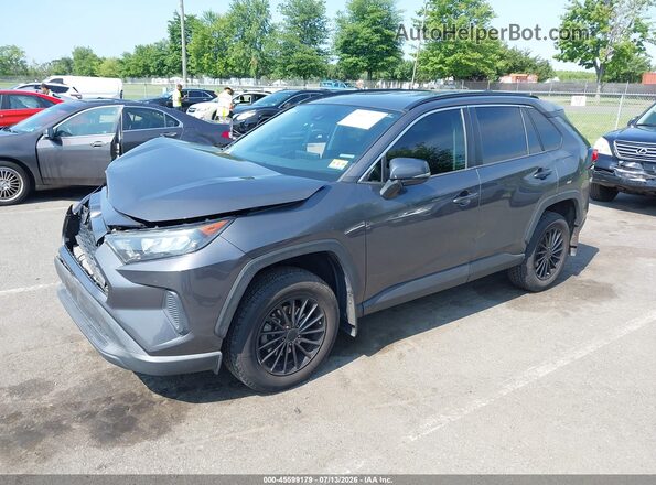 2T3G1RFV6KW007567 2019 TOYOTA RAV4 Серый Передняя левая четверть