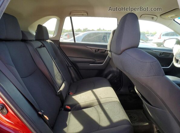 2T3G1RFV6LW107590 2020 TOYOTA RAV4 Red Widok wnętrza z tyłu