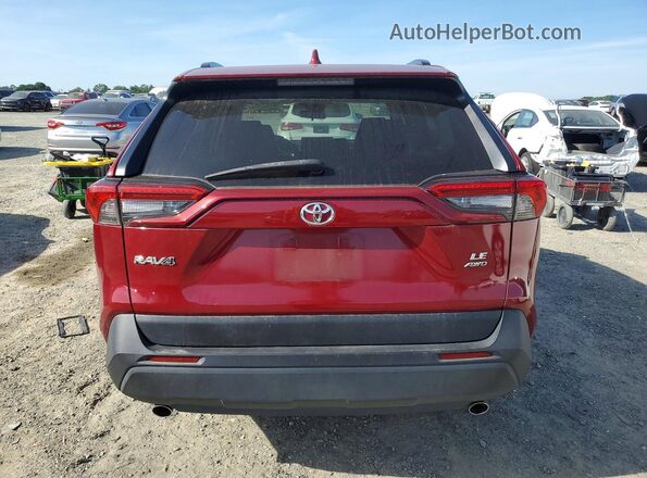 2T3G1RFV6LW107590 2020 TOYOTA RAV4 Red Widok z tyłu