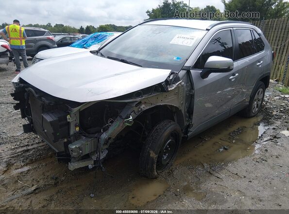 2T3G1RFV8KC002789 2019 TOYOTA RAV4 Silver Առջևի ձախ երեք քառորդ տեսարան