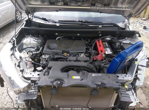 2T3G1RFV8KC002789 2019 TOYOTA RAV4 Silver Հետևի տեսք