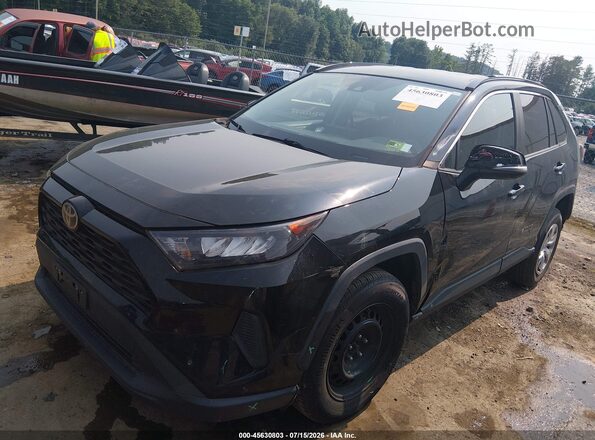 2T3G1RFV8KW002273 2019 TOYOTA RAV4 Black წინა მარცხენა ხედი სამი მეოთხედიდან