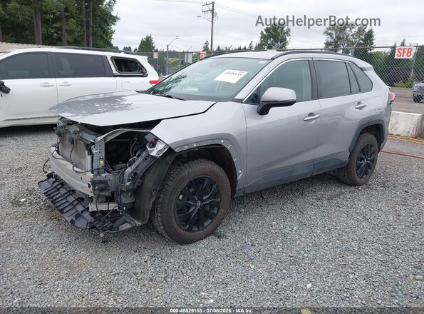 2T3G1RFV9MC146208 2021 TOYOTA RAV4 Silver წინა მარცხენა ხედი სამი მეოთხედიდან