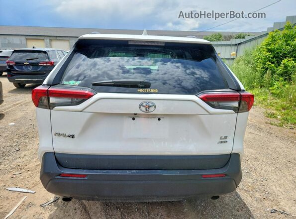 2T3G1RFVXMC232630 2021 TOYOTA RAV4 White Vista trasera