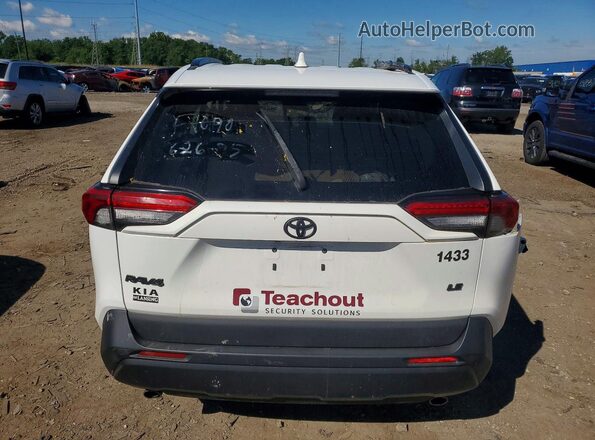 2T3H1RFV0KW031433 2019 TOYOTA RAV4 White Widok z tyłu