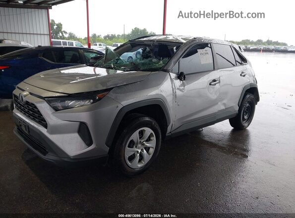 2T3H1RFV0KW037829 2019 TOYOTA RAV4 Silver წინა მარცხენა ხედი სამი მეოთხედიდან