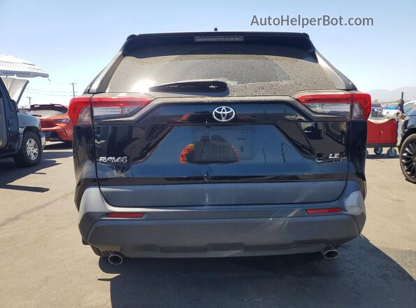 2T3H1RFV0LW075398 2020 TOYOTA RAV4 Black Rear view