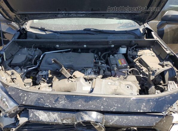 2T3H1RFV0LW075398 2020 TOYOTA RAV4 Black Engine compartment view