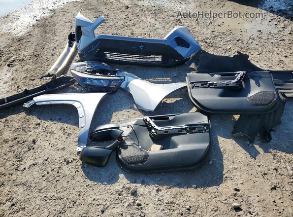 2T3H1RFV0MC154430 2021 TOYOTA RAV4 Silver Vista de la etiqueta del VIN