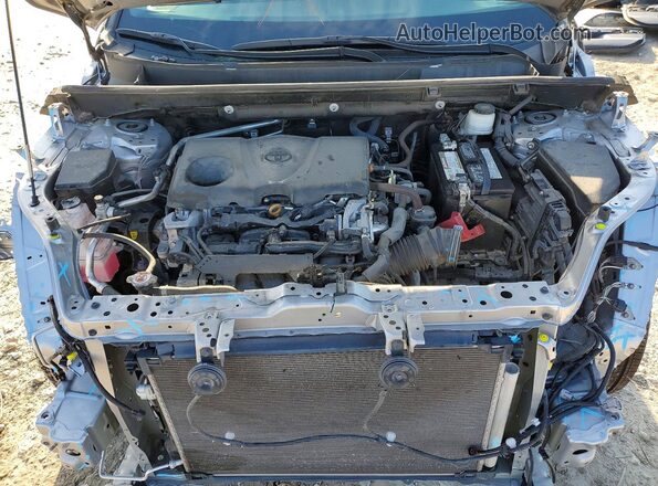 2T3H1RFV0MC154430 2021 TOYOTA RAV4 Silver Vista del compartimento del motor