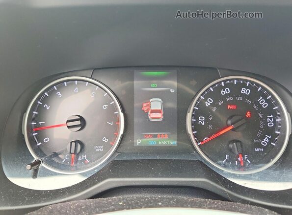 2T3H1RFV0NC181970 2022 TOYOTA RAV4 White Սարքավորումների վահանակի տեսք