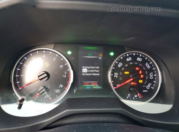 2T3H1RFV0NC202994 2022 TOYOTA RAV4 Серый Вид щитка приборов