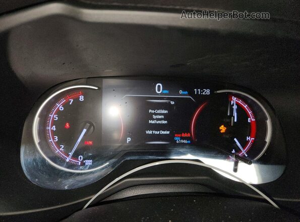 2T3H1RFV0PC248814 2023 TOYOTA RAV4 Gray Widok zestawu wskaźników