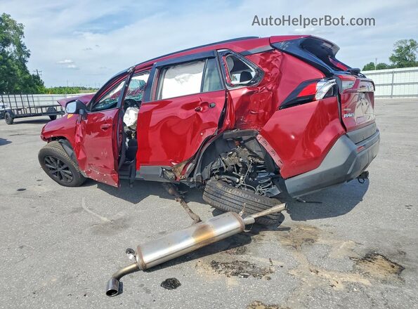 2T3H1RFV1KC006350 2019 TOYOTA RAV4 Burgundy Tył lewy