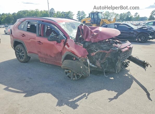 2T3H1RFV1KC006350 2019 TOYOTA RAV4 Burgundy Przód prawy