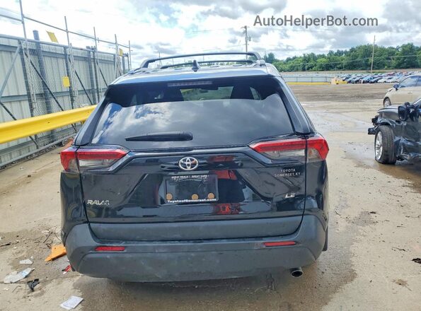 2T3H1RFV1LC074245 2020 TOYOTA RAV4 Black Вид ззаду