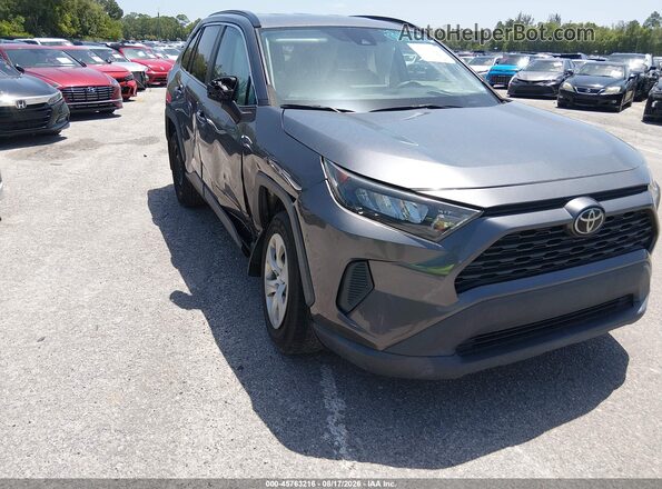 2T3H1RFV1MC168384 2021 TOYOTA RAV4 Gray Вид задньої частини салону