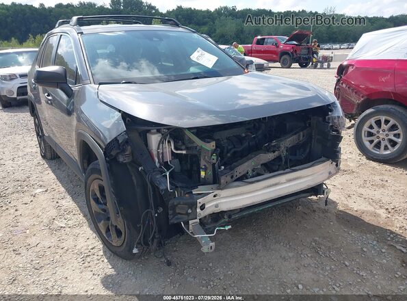 2T3H1RFV1MW130233 2021 TOYOTA RAV4 Gray Դիմացի տեսք
