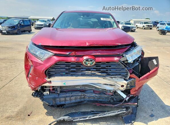 2T3H1RFV1NW194127 2022 TOYOTA RAV4 Темно-бордовый Вид спереди