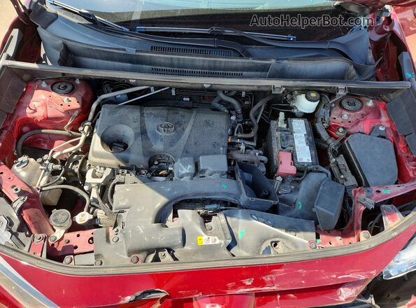 2T3H1RFV1NW194127 2022 TOYOTA RAV4 Темно-бордовый Вид задней части салона