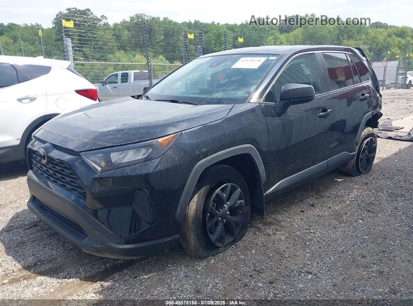 2T3H1RFV1NW203294 2022 TOYOTA RAV4 Black Առջևի ձախ երեք քառորդ տեսարան