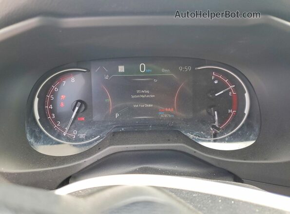 2T3H1RFV1PW292108 2023 TOYOTA RAV4 Silver Widok zestawu wskaźników
