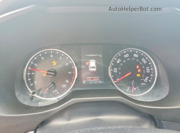 2T3H1RFV2KW042109 2019 TOYOTA RAV4 Charcoal Вид щитка приладів