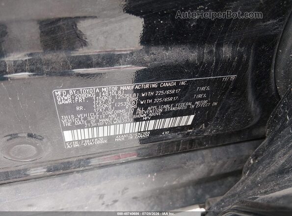 2T3H1RFV2LW063933 2020 TOYOTA RAV4 Black Engine compartment view