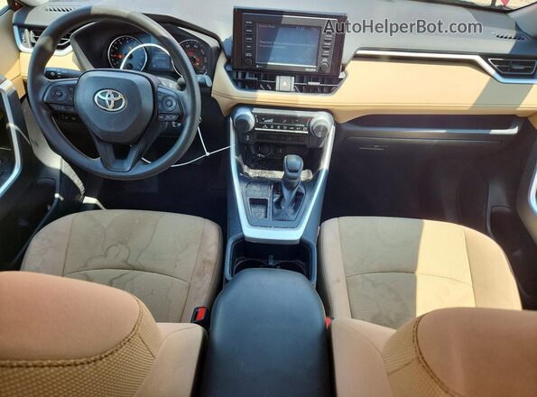 2T3H1RFV2NW200985 2022 TOYOTA RAV4 Red Вид панелі приладів