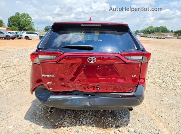 2T3H1RFV2NW200985 2022 TOYOTA RAV4 Red Вид ззаду