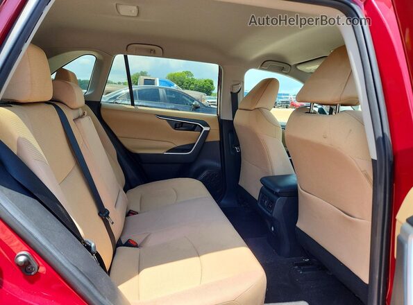 2T3H1RFV2NW200985 2022 TOYOTA RAV4 Red Вид задньої частини салону
