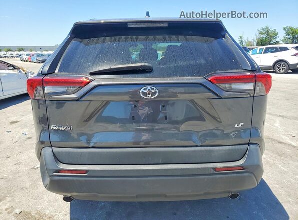 2T3H1RFV3KC032707 2019 TOYOTA RAV4 Gray Հետևի տեսք